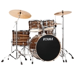 TAMA Imperialstar 5pc Drum Set w/Hdw & Cymbals, Coffee Teak Wrap