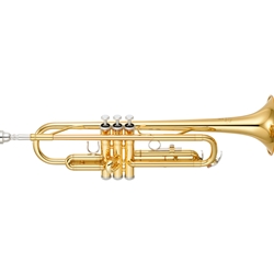 YAMAHA YTR200AD Advantage Bb Trumpet, Gold Lacquer, Student Level