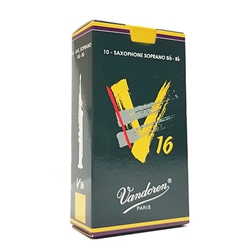 Vandoren V16 Soprano Saxophone Reeds, Box of 10