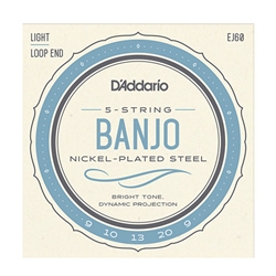D'Addario EJ60 5-String Banjo Strings