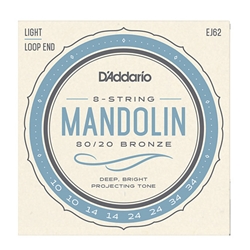 D'Addario EJ62 Mandolin Strings, Light