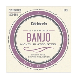 D'Addario EJ57 5-String Banjo Strings