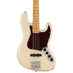 Fender Player Plus Active Jazz Bass Guitar MN  Olympic White