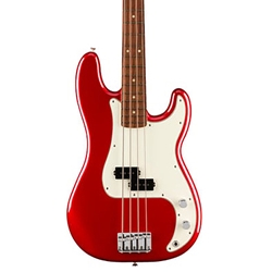 Fender Player Precision Bass Guitar, PF Candy Apple Red