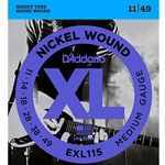 DADDARIO EXL115 Nickel Wound Electric Guitar Strings, Med Jazz/Blues, 11-49