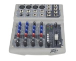 PEAVEY PV6USB 6 Channel Non-Powered Mixer w/USB