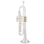 EASTMAN ETR520GS 500 Series Bb Trumpet Silver Plated Intermediate Level