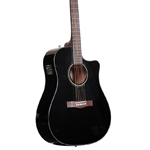 Fender CD-60SCE Acou/El Guitar Black