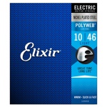 Elixir12050 Electric Nickel Plated Steel Light Strings with POLYWEB Coating .010 - .046