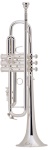 BACH LR180S-43 STRADIVARIUS Bb TRUMPET, SILVER PLATED, REVERSE LEADPIPE