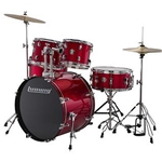 Ludwig Accent Drive 5pcDrum Set Red