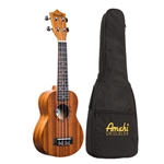 Amahi UK210S Soprano Mahagony Uke w/Dlx Bag