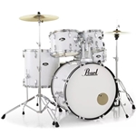 Pearl Roadshow 5pc Drum Set w/Hdw & Cymbals, White