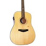 Kepma D2-131A Acou/El Guitar w/Bag