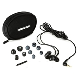 Shure SE215-Cl Sound Isolating Earphones, Black