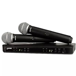 Shure BLX288/PG Wireless Dual Handheld Microphone System, H10 Frequency