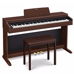 Casio AP-270 Celviano 88 Note Digital Piano with Bench, Brown