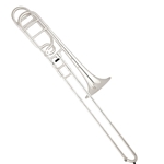 Eastman ETB428 F Attachment Trombone, Silver Finish