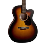Martin OMC-10E Road Series, 000-14 Fret Cutaway, Acoustic Electric Guitar w/Bag