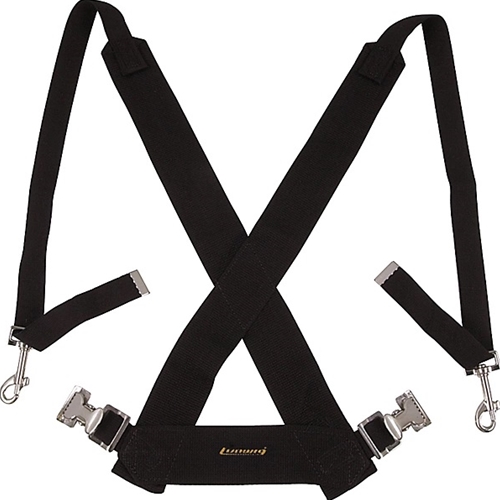 Ludwig LF350B Marching Bass Drum Strap, Black