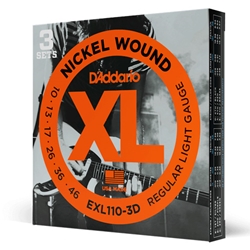 D'Addario EXL110-3D Electric Guitar Strings