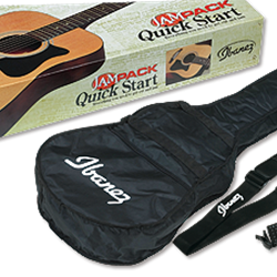 IBANEZ V50MJPNT Dreadnought Acoustic Guitar Quick Start Jampack