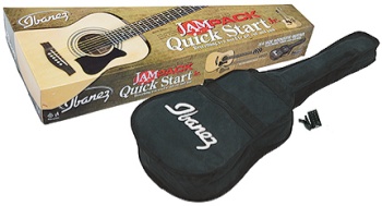IBANEZ IJV30 3/4 Size Acoustic Guitar Quick Start Jampack