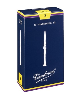 Vandoren Traditional Bb Clarinet Reeds, Box of 10