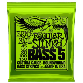 Ernie Ball 2836 Regular Slinky 5 String Nickel Bass Strings