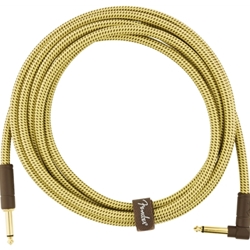 Fender Deluxe Series Instrument Cable Straight/Right Angle Tweed