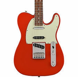 Fender Dlx Nahville Tele Fiesta Red