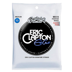Martin MEC13 Eric Clapton Acoustic Guitar Strings, Medium