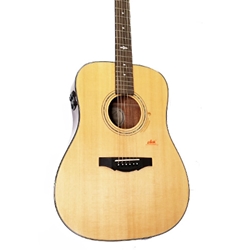 Kepma D2-131A Acou/El Guitar w/Bag