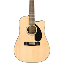 Fender CD-60SCE-12 12 String Acou/El Guitar, Natural