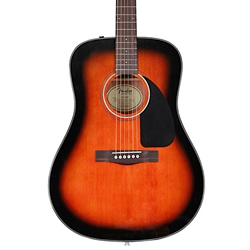 FENDER 0970110232 CD-60  Dreadnaught Guitar w/Hard Case, Sunburst