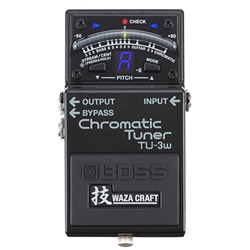 Boss TU-3W Pedal Tuner with WAZA Innovation
