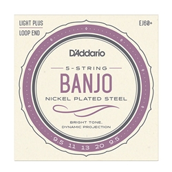 D'Addario EJ60+ 5-String Banjo Strings