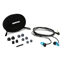 Shure SE215-SPE Sound Isolating Earphones, Blue