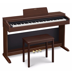 Casio AP-270 Celviano 88 Note Digital Piano with Bench, Brown