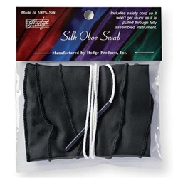 Hodge HOSBK Silk Oboe Swab, Black