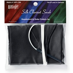 Hodge HCLSBK Silk Bb Clarinet Swab, Black