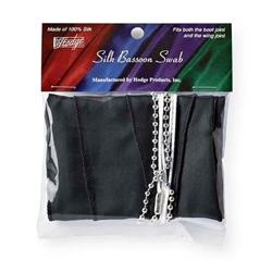 Hodge HBSBK Silk Bassoon Swab, Black