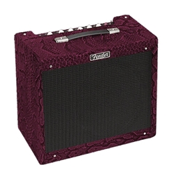 Blues Jr IV 15W Amp, Red Snakeskin Tolex, Eminence Texas Heat 12" Speaker