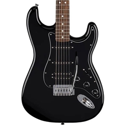 FENDER 0266441506 Standard Stratocaster Electric Guitar, HSS, BPG, Black